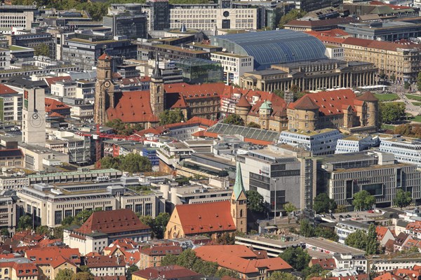 City centre with city hall