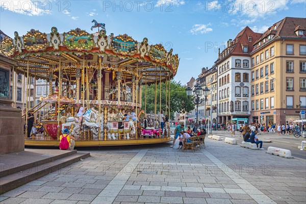 Place Gutenberg of Strasbourg in France