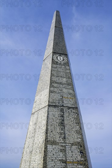 Monument 1st US Infantry Division Memorial at Omaha Beach