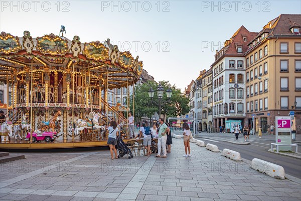 Place Gutenberg of Strasbourg in France