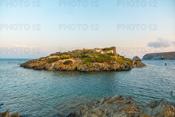 S'Arenella Island on the coast of Cadaques