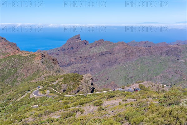 Cliffs of the mountain municipality of Masca in the north of Tenerife