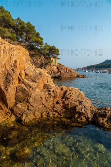 Tamariu coast in the town of Palafrugell. Girona