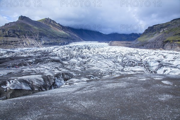 Svinafellsjokull glacier. Iceland