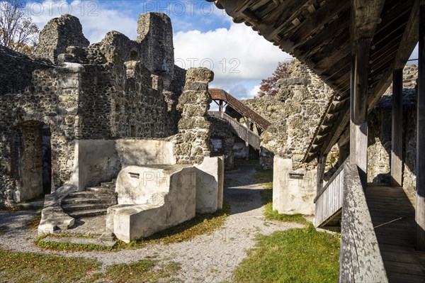The castle ruins of Alt-Trauchburg