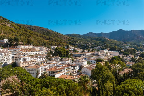 View from the viewpoint of the municipality of Mijas in Malaga. Andalusia