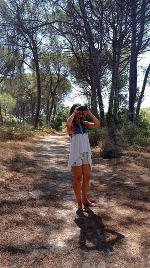 Visiting the beautiful natural park of Donana. Huelva