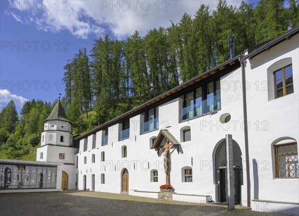 Inner courtyard of Marienberg Abbey