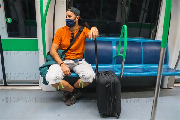 Tourist travel by metro in the coronavirus pandemic