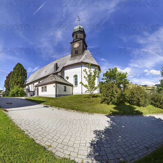 Church of St. John in Bernau im Black Forest district of Riggenbach