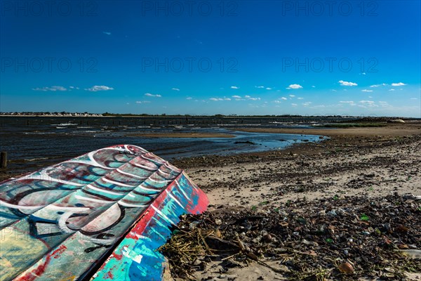 On the Millstone Trail towards the Dead Horse Bay off the Barren Island and Floyd Bennett Field. Brooklyn
