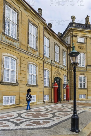 Security guard at Amalienborg Palace