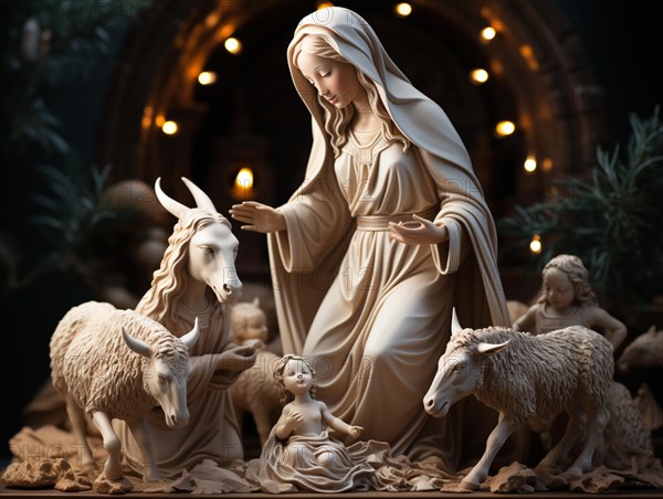 Christmas nativity scene