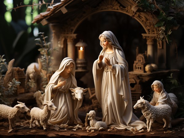 Christmas nativity scene
