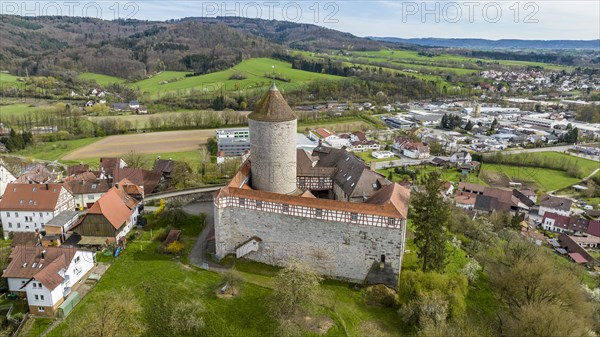 Aerial view of Reichenberg Castle