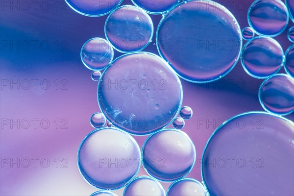 Colorful oil bubbles background