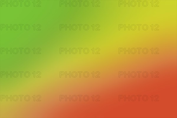 Gradated colors red green