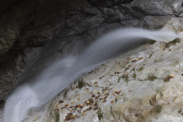 Waterfall in the rose garden Gorge