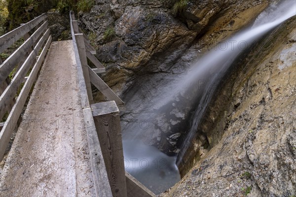 Waterfall in the rose garden Gorge