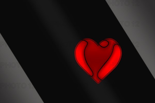 Valentines day card concept. Heart for Valentines Day Background