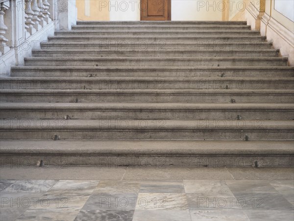 Ancient stone stairway steps