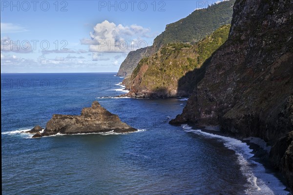 Steep coast
