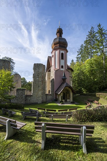 Maria Hilf pilgrimage ruins