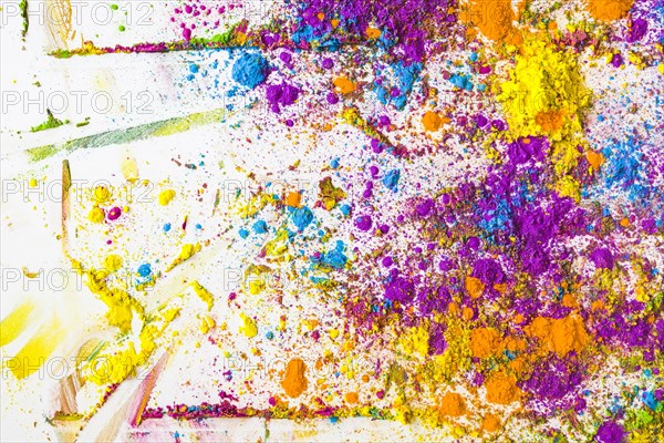 Blurs violet blue orange yellow bright dry colors