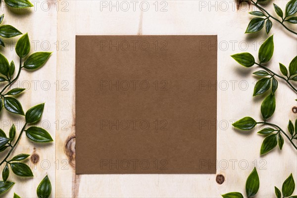Brown invitation simple background