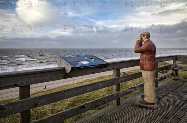The binoculars man