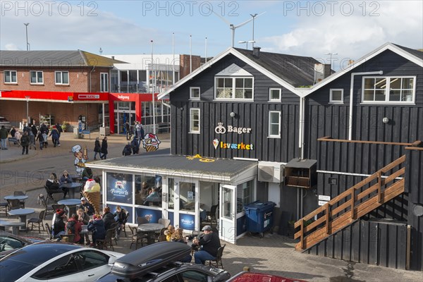 Wooden houses by the harbour