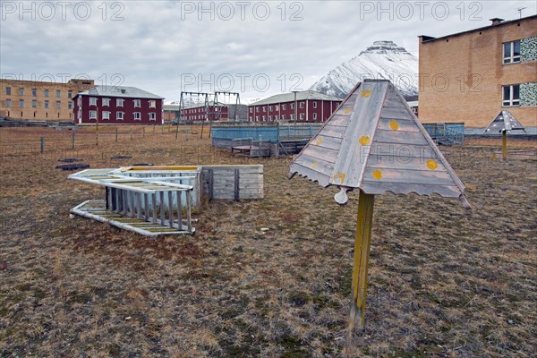 Children's playground at Pyramiden