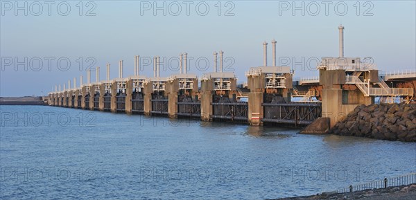 Storm flood barrier