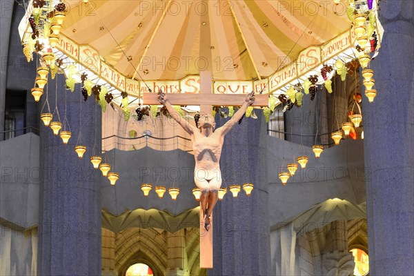Altar with canopy