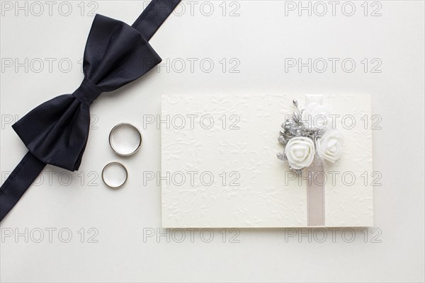 Groom invitation envelope wedding concept
