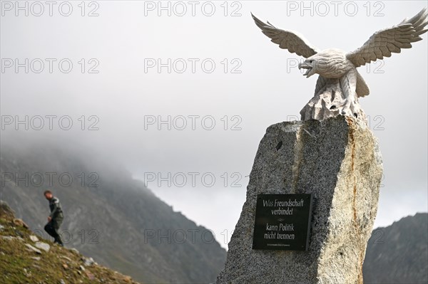 Timmelsjoch High Alpine Road between Austria and Italy