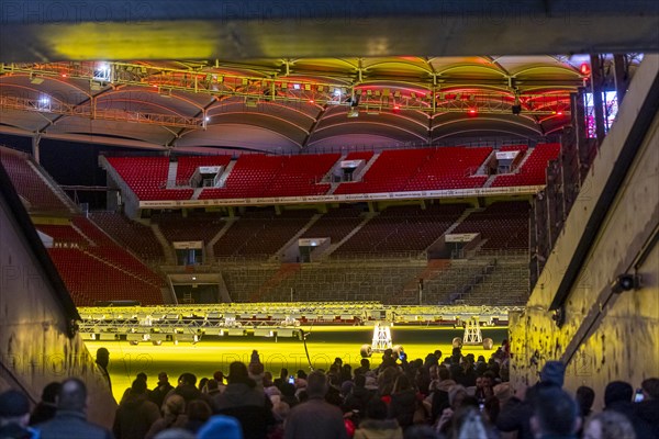 Artificial sunlight in the MHPArena. In the VfB Stuttgart football stadium