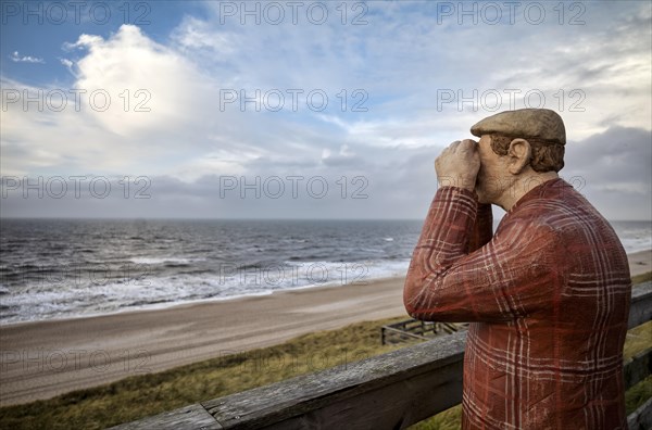 The binoculars man