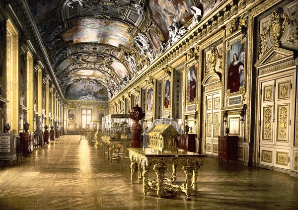 A gallery in the Louvre