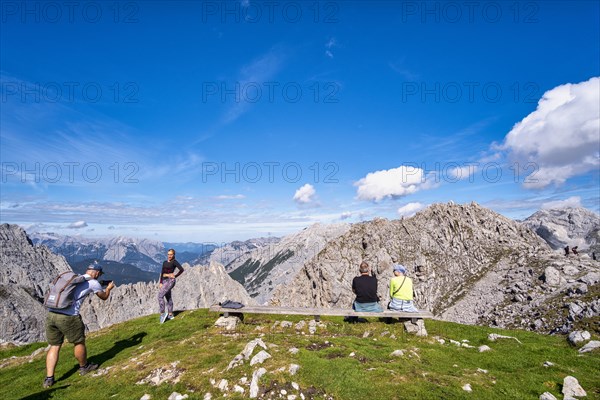 Karwendel view from the Hafelekar