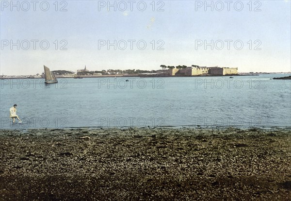 Port Louis harbour and the citadel