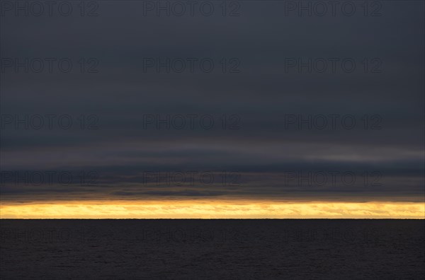 Sunset by the sea