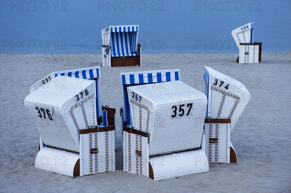 White beach chairs