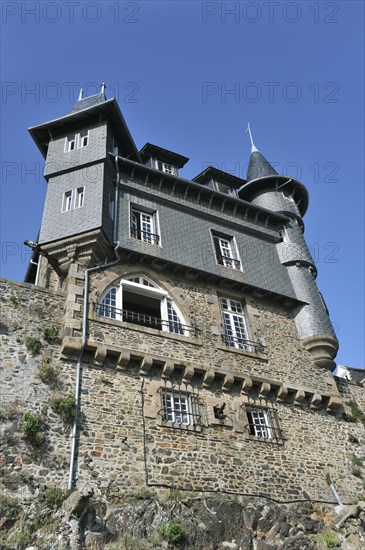 House on the ramparts at Granville