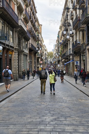 Pedestrians in pedestrian zone