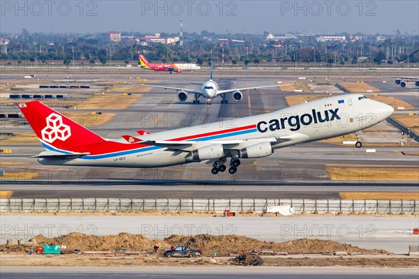 A Cargolux Boeing 747-400F