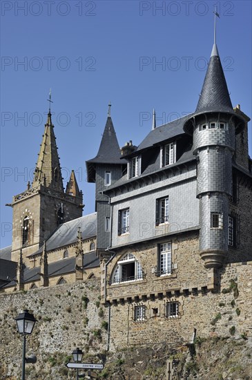 House on the ramparts at Granville