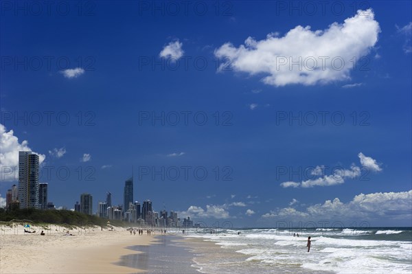 Beach in fine weather