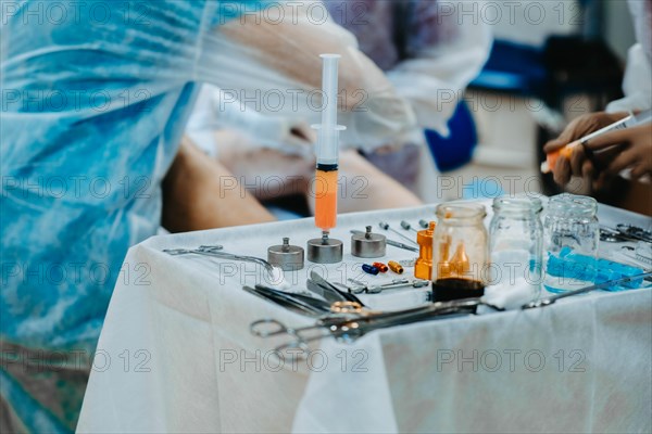 Preparing surgical instruments for surgery in the operating room