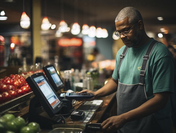 Purchasing and control with your cell phone while shopping